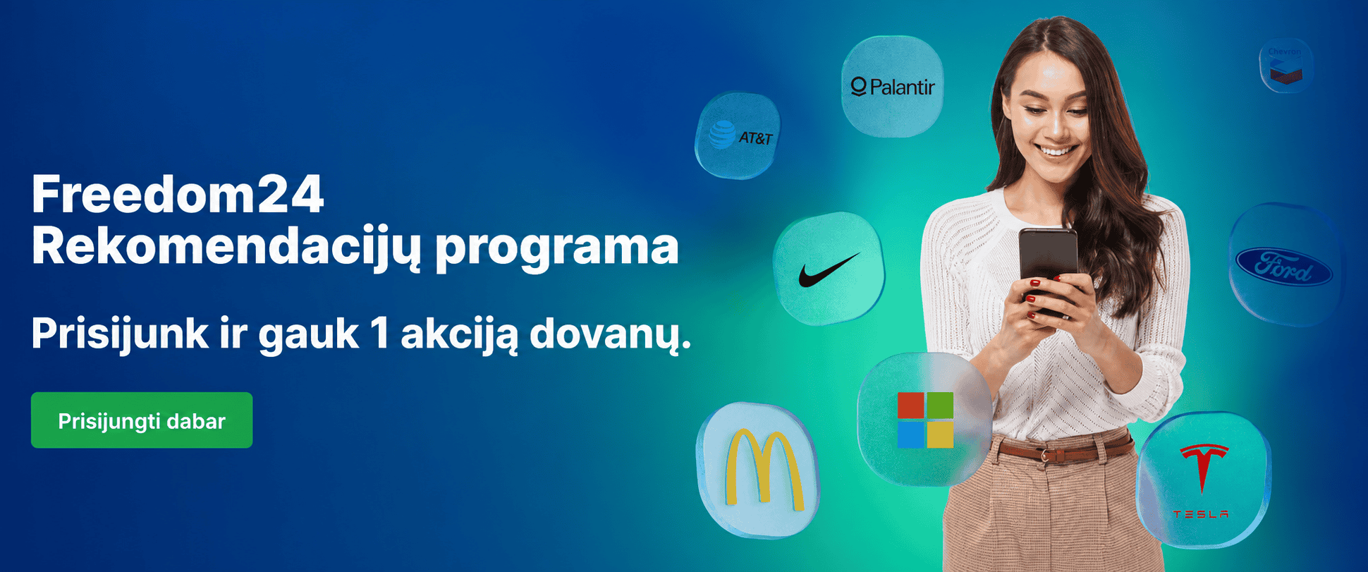 Freedom24 Rekomendacijos Kodas naudojimo instrukcija